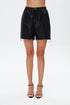 Medusa zipper detailed short